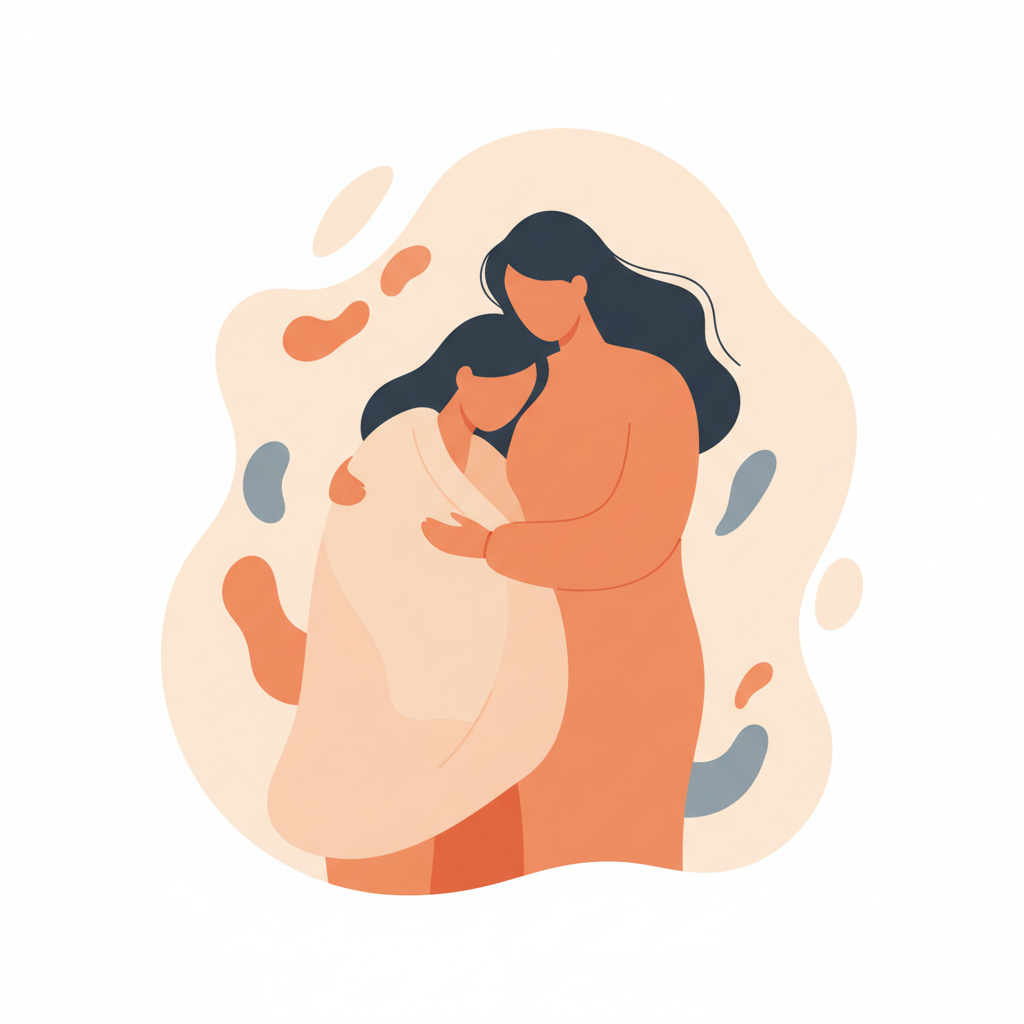 Two people sitting together in silence on a park bench, representing compassionate presence during grief