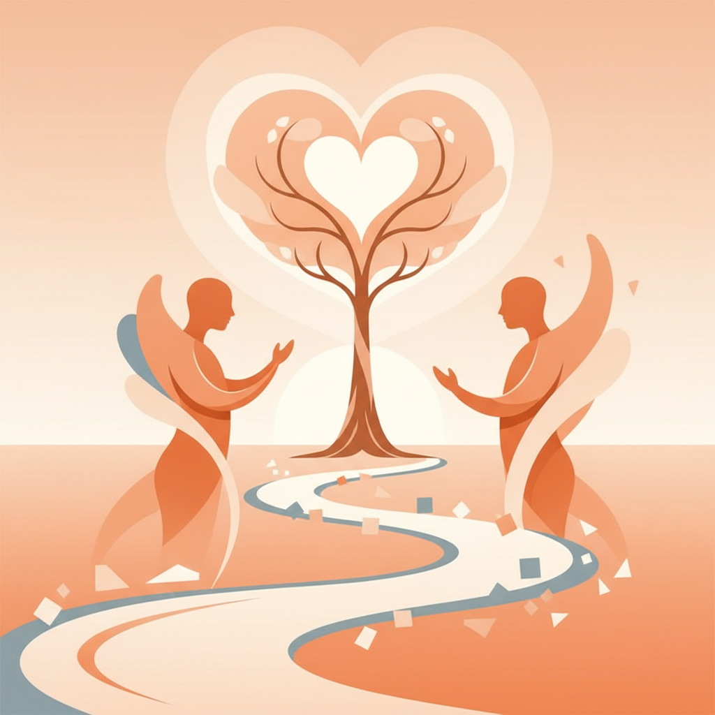 Person contemplating the horizon at a crossroads symbolising life choices