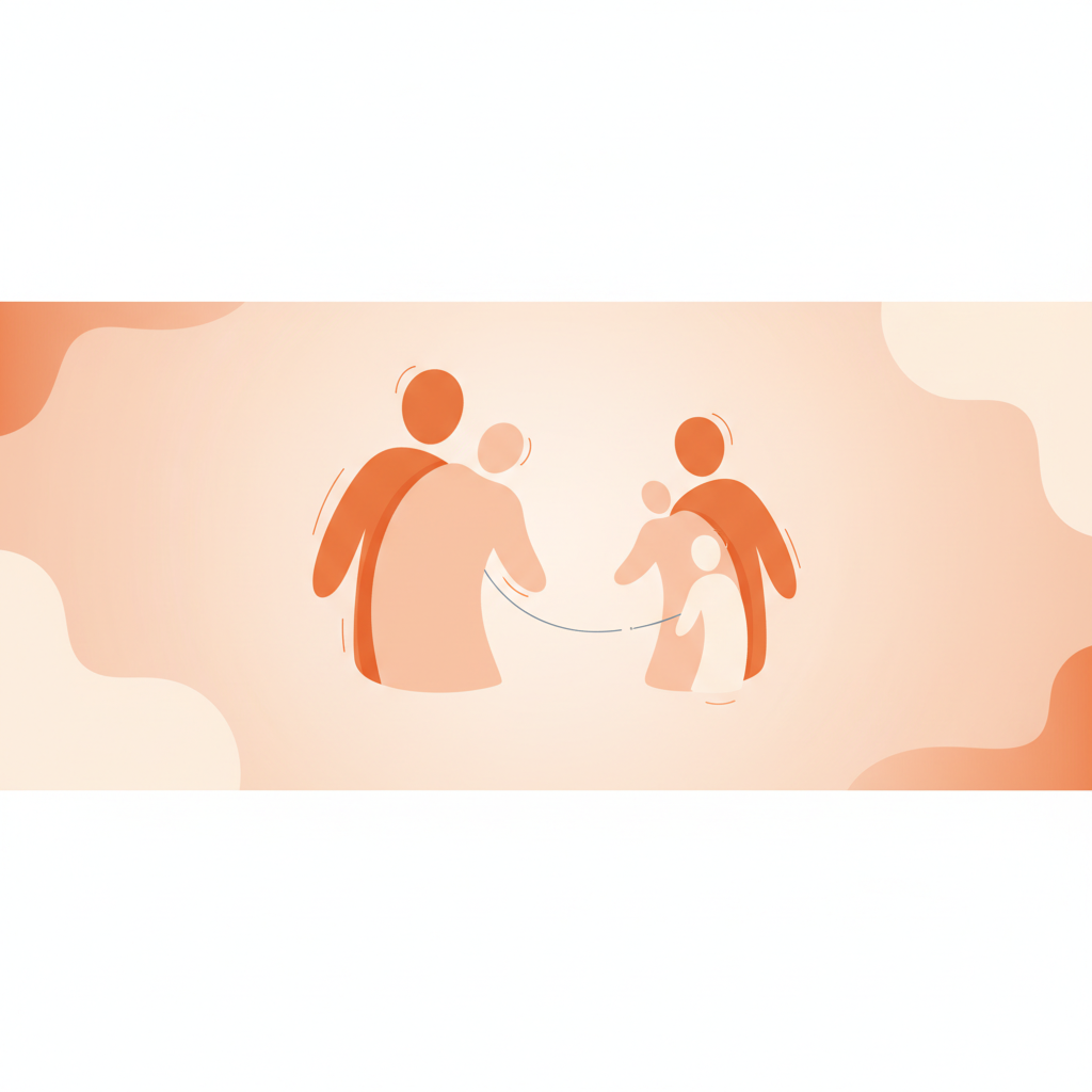 Person setting a healthy boundary with a parent figure