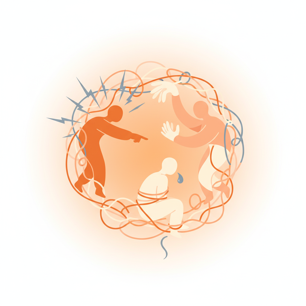 El triángulo dramático de Karpman: víctima, perseguidor y salvador